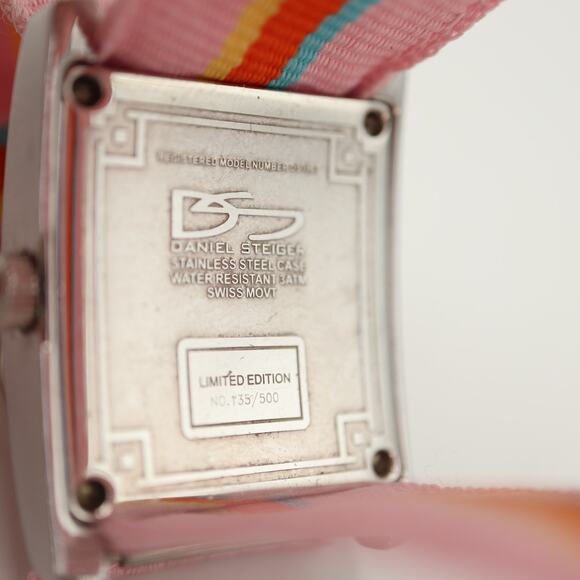 Daniel Steiger Moda Limited Edition Swiss Pink MOP 26mm Watch with New Battery - Picture 15 of 15